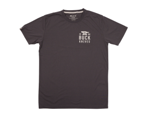 Charcoal Stacked Logo T-Shirt