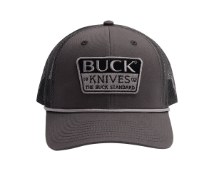 Charcoal Embroidered Patch Hat