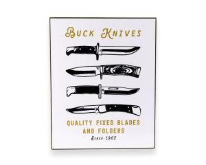 Quality Blades Tin Tacker Sign